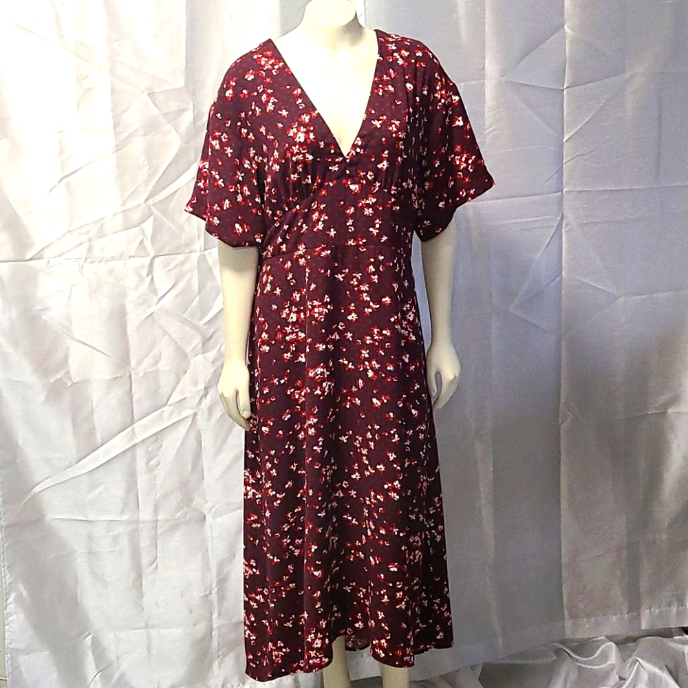 H&M floral midi dress